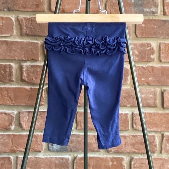 3-6M Old Navy Ruffle Bum Pants 2 Pack - Navy & White - Picture 3 of 5